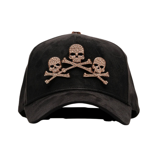 GORRA ROSE GOLD SKULL